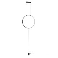 Z�v�sn� lampa PIANTANA LED PORTAL �ern� 20 W 2400 lm CCT 50x50x400 cm