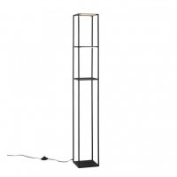 PAUL NEUHAUS LED stojac� sv�tidlo, �ern�, tepl� b�l�, stm�vateln�, do interi�ru 3000K