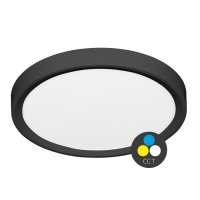 Ecolite LED sv�tidlo kruh 40W 50cm CCT 4800lm IP40 �ern� lem W007-CCT/40W/CR