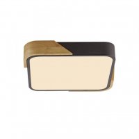 JUST LIGHT LED stropn� sv�tidlo hranat� �ern� s dekorem d�eva nad�asov� design 3000K LD 14289-18