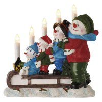EMOS LED sv�cen � sn�hul�ci na san�ch, 24 cm, 2� AA, vnit�n�, tepl� b�l�, �asova� DCAW15