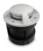 CENTURY Zemn� LED PAVI 120 mm 4 sv�tla 5W 24VAC/DC 4000K 160Lm 100d 130x130mm 500kg IP67 IK06 CEN PAVIC4L-0513040