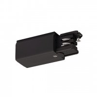 BIG WHITE NAP�JE�, pro vysokonap�ovou 3f�zovou n�stavnou p��pojnici S-TRACK, zem� vlevo, �ern� 175050