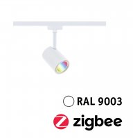 PAULMANN URail LED li�tov� spot Smart Home Zigbee 3.0 Luxe GU10 4,8W RGBW+ stm�vateln� 230V b�l�