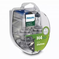 Philips H4 12V 60/55W P43t LongLife EcoVision 2ks Philips 12342LLECOS2 Philips H4 12V 60/55W P43t LongLife EcoVision 2ks Philips 12342LLECOS2