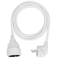 Solight prodlužovací přívod - spojka, 1 zásuvka, 2m, 3 x 1mm2, bílá PS02 Solight prodlužovací přívod - spojka, 1 zásuvka, 2m, 3 x 1mm2, bílá PS02
