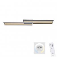PAUL NEUHAUS LED stropn� sv�tidlo v �ern� a zlat� barv� s funkc� stm�v�n� a nastavitelnou barvou sv�tla 2700-5000K