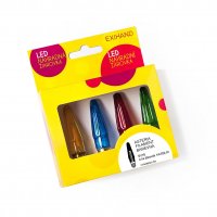 LED Blistr 4 barevn� ��rovky ASTERIA FILAMENT 14V/0,1W