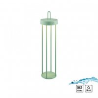 JUST LIGHT LED stolní lampa na baterie zelená 50cm dotykový stmívač IP44 zahradní svítidlo 2700K LD 19301-43 JUST LIGHT LED stolní lampa na baterie zelená 50cm dotykový stmívač IP44 zahradní svítidlo 2700K LD 19301-43
