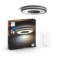 Hue LED White Ambiance Stropn� sv�tidlo Philips Being BT 8719514341135 27W 2400lm 2200-6500K 240V, �ern� s d�lkov�m ovlada�em a Bluetooth