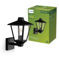 Philips Kinno venkovn� n�st�n� sv�tidlo se sv�cen�m nahoru E27 max. 1x25W bez zdroje IP44, �ern�