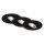 BRILONER LED vestavn� sv�tidlo 4,4 cm 3x 4,9W 480lm �ern� BRI 7602035