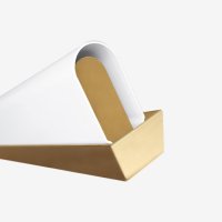 LUCIS nástěnné svítidlo AULA 15,5W LED 3000K akrylátové sklo mosaz DALI AU3.L3.900.74M DALI2 LUCIS nástěnné svítidlo AULA 15,5W LED 3000K akrylátové sklo mosaz DALI AU3.L3.900.74M DALI2