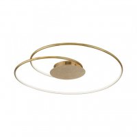 PAUL NEUHAUS LED stropn� sv�tidlo zlat� stm�vateln� tepl� b�l� do interi�ru 3000K PN 6189-12