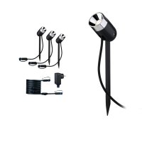 PAULMANN Plug & Shine z�kladn� sada z�pich Pike IP65 3000K 3x3,5W stm�vateln� 942.42 P 94242