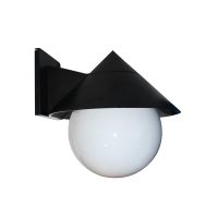 ACA Lighting venkovní nástěnné svítidlo BALL černá opál D20 E27 AC.1801L ACA Lighting venkovní nástěnné svítidlo BALL černá opál D20 E27 AC.1801L