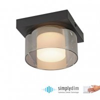 PAUL NEUHAUS LED stropn� sv�tidlo 1 ramenn� stm�vateln� vyp�na�em SimplyDim 3000K PN 6162-18