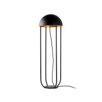 FARO JELLYFISH �ern� a zlat� stojac� lampa