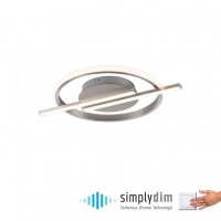 JUST LIGHT LED stropní svítidlo stříbrné paměťová funkce SimplyDim 3000K LD 14130-55 JUST LIGHT LED stropní svítidlo stříbrné paměťová funkce SimplyDim 3000K LD 14130-55