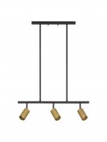 NOVA LUCE závěsné svítidlo POGNO černá a zlatý hliník GU10 3x10W IP20 230V bez žárovky 9111458 NOVA LUCE závěsné svítidlo POGNO černá a zlatý hliník GU10 3x10W IP20 230V bez žárovky 9111458