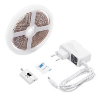 Solight LED stmívatelný pásek s bezdotykovým ovládáním, 3m, 180 LED, 4000K, IP65, 230V WM505 Solight LED stmívatelný pásek s bezdotykovým ovládáním, 3m, 180 LED, 4000K, IP65, 230V WM505
