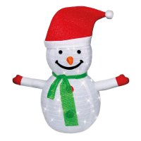 Solight LED sn�hul�k venkovn� 40LED, tepl� b�l�, IP44, v��ka 70cm, 3x AA, �asova� 1V241