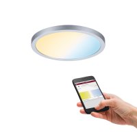 PAULMANN Smart Home Zigbee LED vestavn� sv�tidlo Areo VariFit IP44 kruhov� 175mm 13W matn� chrom m�niteln� b�l� 930.45