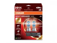 OSRAM H11 12V 55W PGJ19-2 NIGHT BREAKER 220 +220% 2ks 64211NB220-2HB