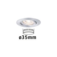 PAULMANN LED vestavn� sv�tidlo Nova mini v�klopn� 1x4W 2700K hlin�k brou�en� 230V 942.96