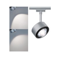 PAULMANN URail LED li�tov� spot Aldan spot 8W 4000K stm�vateln� 230V matn� chrom/�ern�