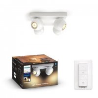 Hue White Ambiance Bodové svítidlo Philips Buckram BT 50474/31/P6 LED GU10 4x5W 4x350lm 2200-6500K 230V, bílé s dálkovým ovladačem a Bluetooth Hue White Ambiance Bodové svítidlo Philips Buckram BT 50474/31/P6 LED GU10 4x5W 4x350lm 2200-6500K 230V, bílé s dálkovým ovladačem a Bluetooth