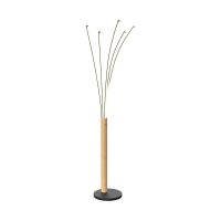 ZUMALINE ML4767-3BMD VELDEN stojac� lampa �ern�-d�evo