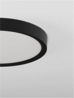 NOVA LUCE stropn� sv�tidlo DIXIE LED stropn� sv�tidlo �ern� 18W 3000K/4000K/6500K D220 H25 9060187