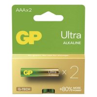 EMOS Alkalick� baterie GP Ultra AAA (LR03), 2 ks B02112