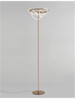 NOVA LUCE stojac� lampa TIRIAC zlat� hlin�k a akryl LED 28W 230V 3000K IP20 9548106