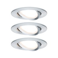 Paulmann vestavné svítidlo LED Coin Slim IP23 kruhové 6,8W hliník 3ks sada stmívatelné a nastavitelné 939.03 P 93903 Paulmann vestavné svítidlo LED Coin Slim IP23 kruhové 6,8W hliník 3ks sada stmívatelné a nastavitelné 939.03 P 93903