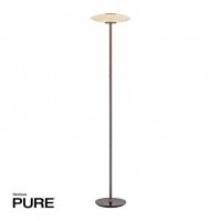 PAUL NEUHAUS LED stojac� sv�tidlo PURE Vitrum tmav� hn�d� kou�ov� sklo 2700K PN 481-34