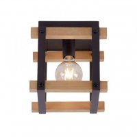 LEUCHTEN DIREKT is JUST LIGHT LED stropn� sv�tidlo, vintage, design d�eva, E27 bez ��rovky, max. 40W, retro