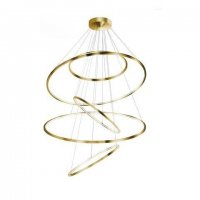 LED Z�v�sn� sv�tidlo AZzardo Wheel XXL gold AZ3138 190W 11400lm 3000K IP20 120cm zlat�