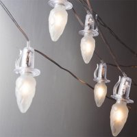 Prodloužení pro venkovní soupravu LED Filament Šiška bílá, čirá kabeláž bez napájení Prodloužení pro venkovní soupravu LED Filament Šiška bílá, čirá kabeláž bez napájení