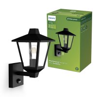 Philips WA UP Kinno venkovn� n�st�nn� sv�tidlo E27, 25 W, IP44, bez ��rovky, �ern�