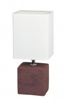 Rabalux stoln� lampa Orlando E14 1x MAX 40W hn�do�ern�, textura d�eva 4928