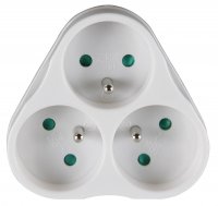 EMOS Z�suvka rozbo�ovac� 3 x kulat� 1905030040