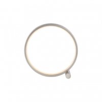 JUST LIGHT LED stoln� lampa st��brn� kruh minimalistick� ���rov� vyp�na� 3000K LD 15395-21