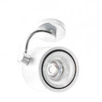 LED Stropn� a n�st�nn� bodov� sv�tidlo AZzardo Costa Arm white/white AZ2703 12W 1020lm 3000K IP20 b�l�