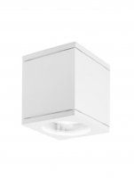 NOVA LUCE venkovn� stropn� sv�tidlo CERISE b�l� lit� hlin�k a sklen�n� difuzor GU10 1x7W IP54 220-240V bez ��rovky 9040022