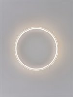 NOVA LUCE stropn� sv�tidlo WILLOW b�l� ocel a akryl D60x6cm LED 60W 9212916