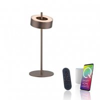 PAUL NEUHAUS LED stolní lampa Q-ROTATE tmavá hnědá Smarthome ZigBee 2700-5000K PN 4324-34 PAUL NEUHAUS LED stolní lampa Q-ROTATE tmavá hnědá Smarthome ZigBee 2700-5000K PN 4324-34