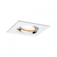 PAULMANN Vestavn� sv�tidlo LED Nova hranat� 1x7W GU10 b�l� mat chrom nastaviteln� 929.04 P 92904