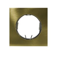 ACA Lighting bodov� sv�tidlo hranat� zapu�t�n� MR16 BS3159 zlat� BS3159GMMR16